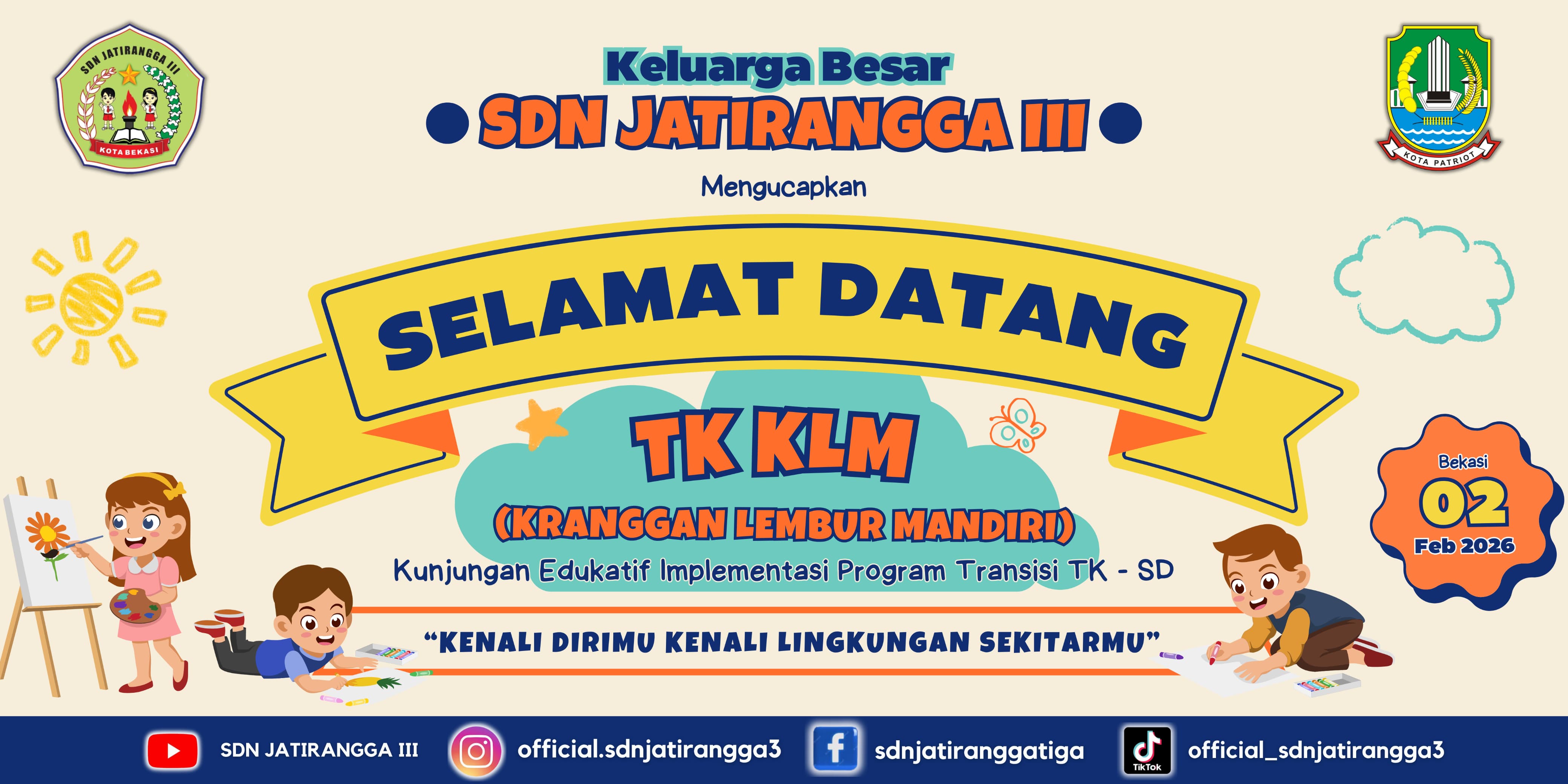 Kunjungan TK Kranggan Lembur mandiri dalam rangka transisi TK ke SD