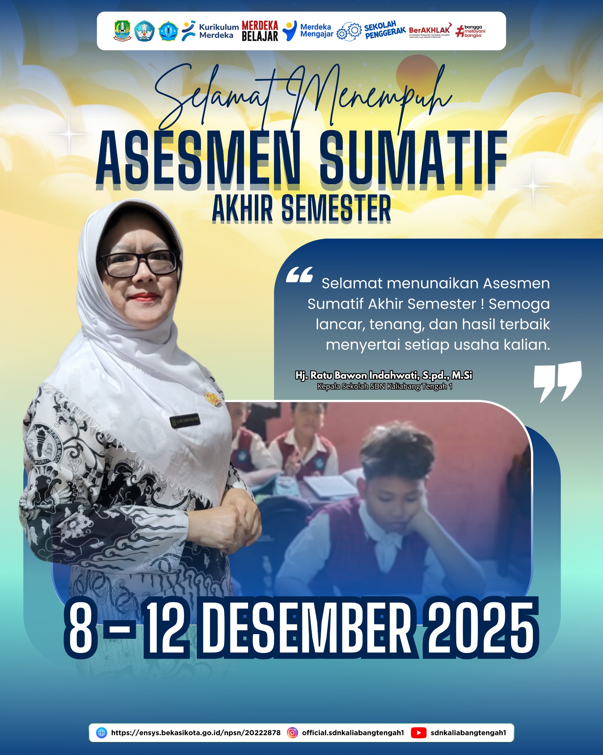 Sambutan Kepala Sekolah atas Berlangsungnya ASAS