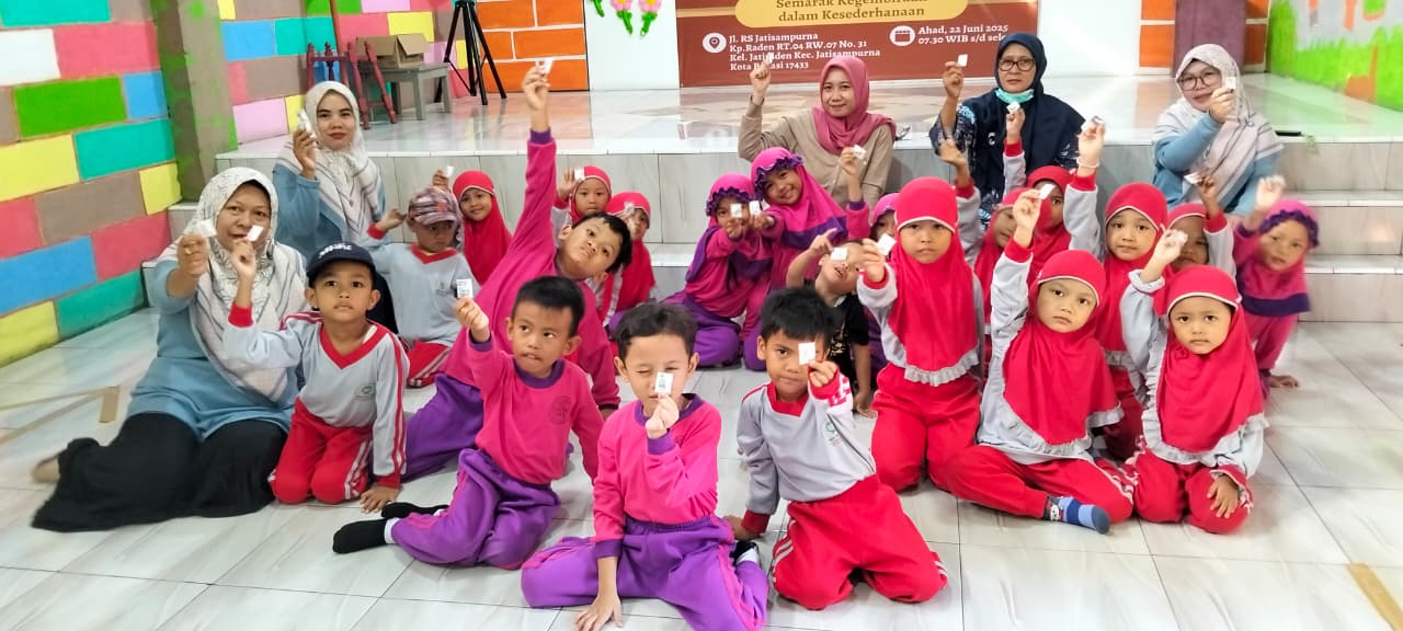 Pemberian Obat Cacing dari Puskesmas setempat