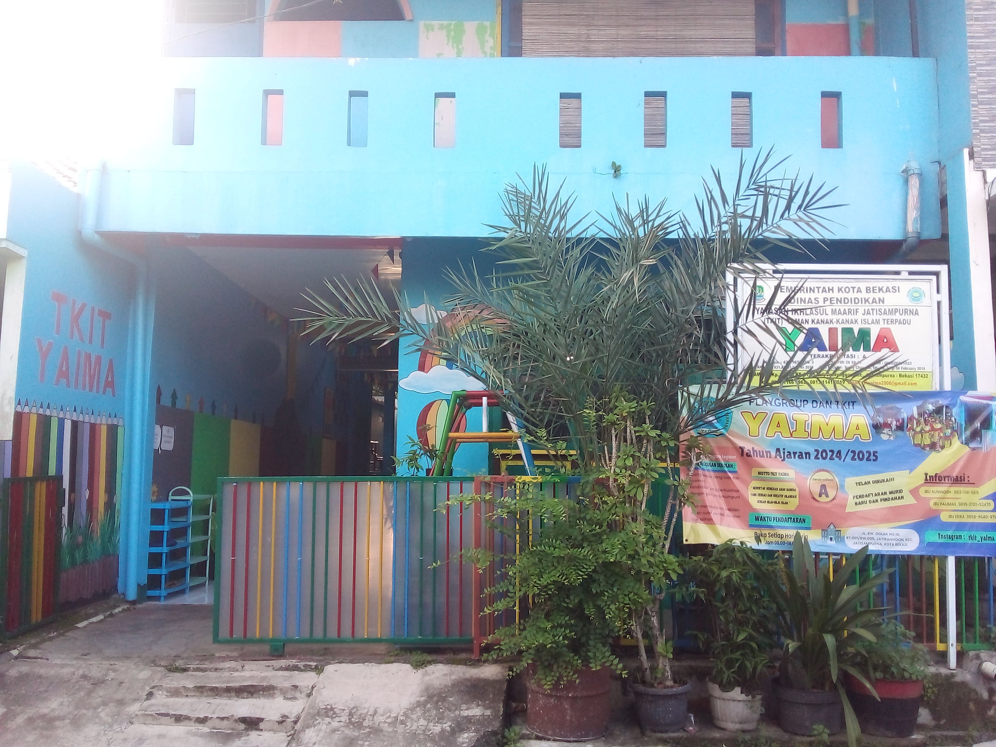 HALAMAN DEPAN SEKOLAH TKIT YAIMA